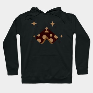 moth insect with stars illustration, ,moth insect, with stars ,illustration, vintage, horror, insects, flying insects, moth stars and moon, moth stars, Hoodie